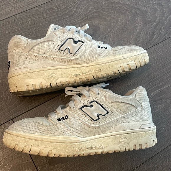 New Balance 550 Sea Salt and Gray - Picture 2 of 6